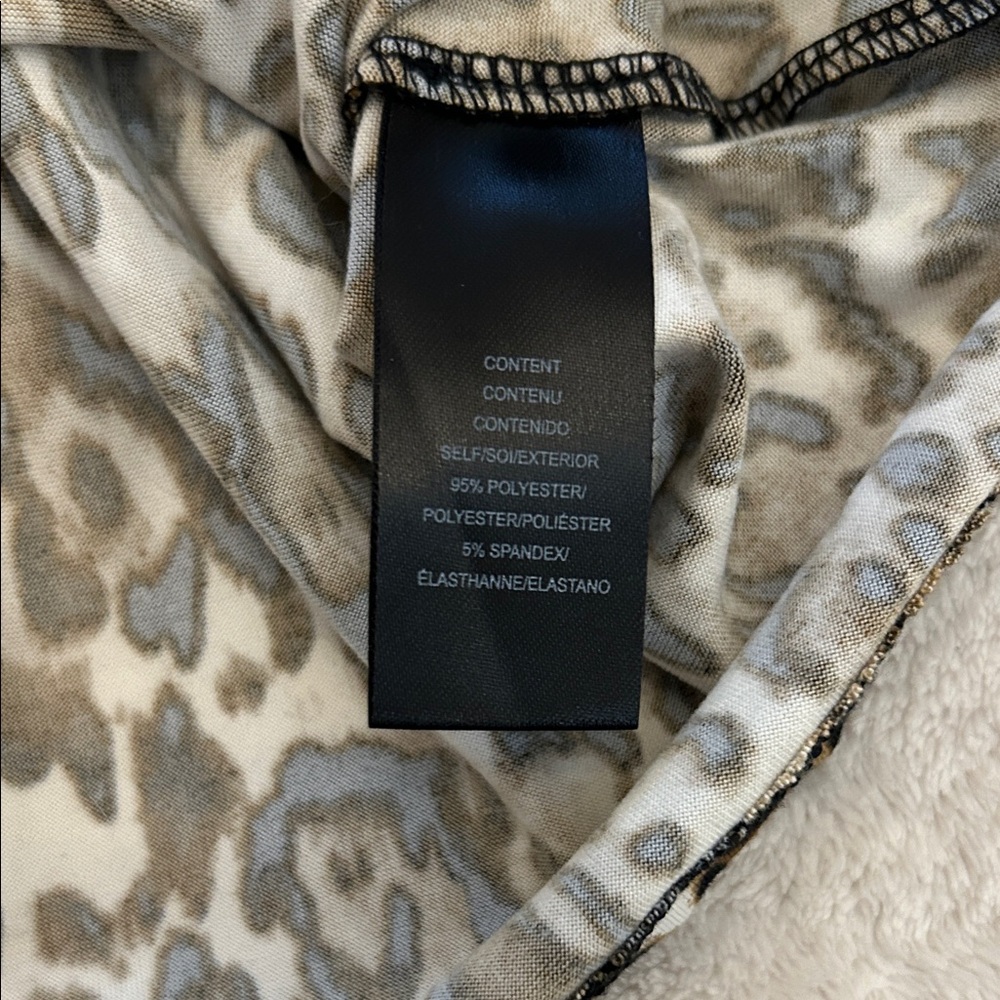 Wayf Animal Print Top with Neutral Tones - Picture 5 of 5